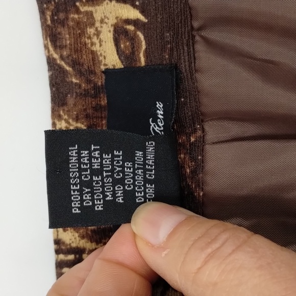 Frenzy by Theresa Renz women's medium open blazer lightweight brown accents - Picture 10 of 11